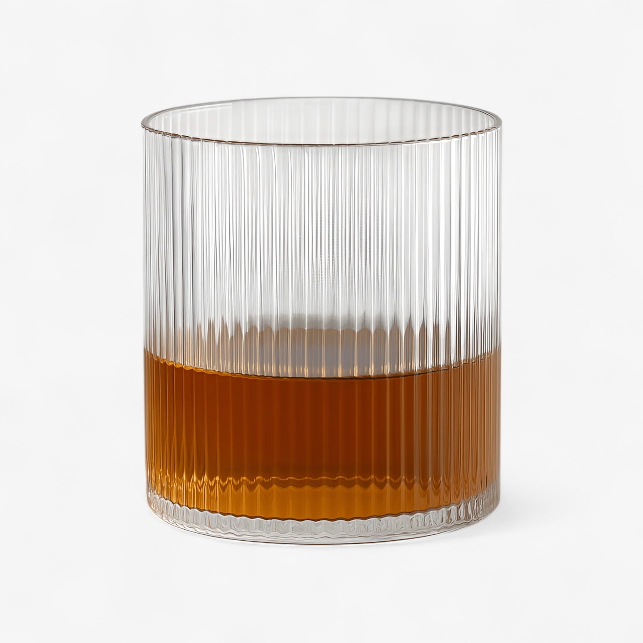 Japanese Style Striped Whisky Glass